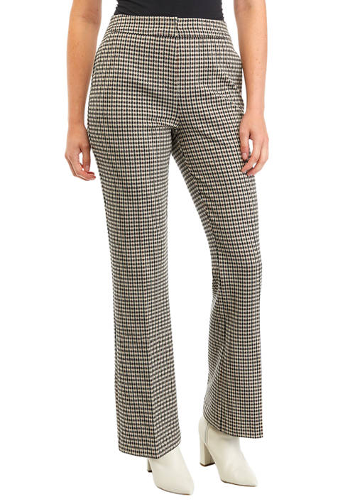 Philosophy  Womens Houndstooth Flare Pants